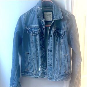 Abercrombie & Fitch Distressed Denim Jacket